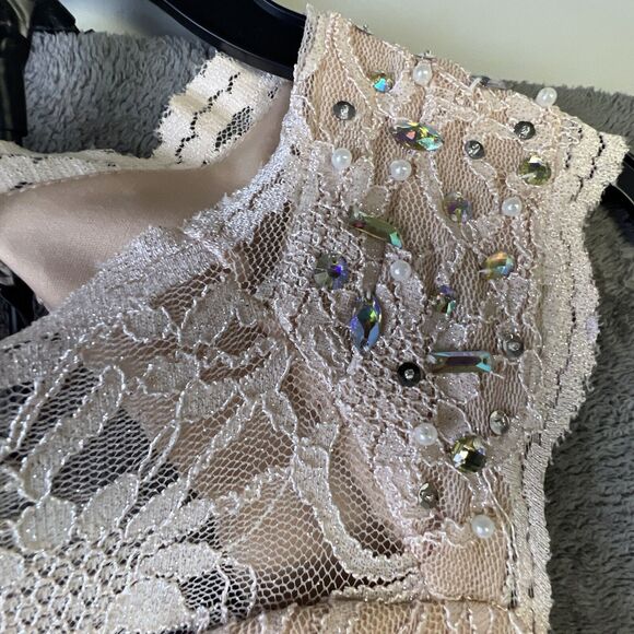 City Triangles Women’s Dress Peach Size 1 Formal Maxi Party Prom Wedding - Picture 8 of 16